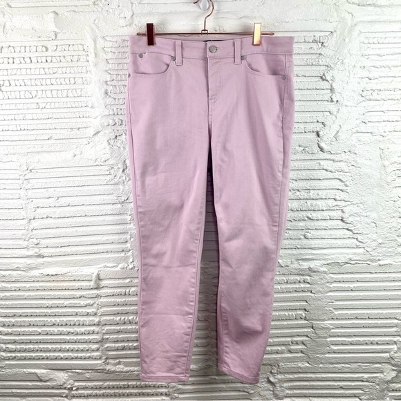 Talbots Simply Flattering Collection Jegging Crop Jeans Lavender Pink Size 6 - Picture 1 of 11